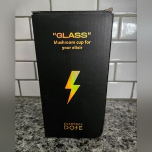 Everyday Dose  Mushroom Glass